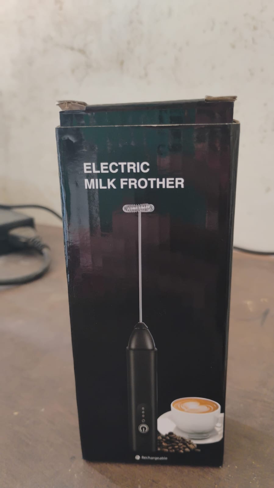 Small Electric Handheld Milk Frother with Stainless Steel Whisk (1 Pc) Small Electric Handheld Milk Frother with Stainless Steel Whisk (1 Pc)